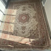 فرش مشهد ۱۲ متری گل برجسته رنگی