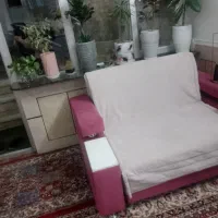 مبل تخت خواب شو پهن درحد نو سالم