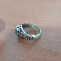 انگشتر فیروزه و حلقه نقره|جواهرات|ورامین, ورامین|دیوار