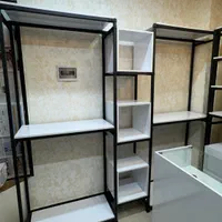 رگال لباس فلز و چوب|کتابخانه، شلف، قفسه‌های دیواری|شاهرود, |دیوار