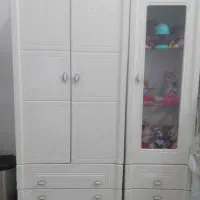 کمد بچه و ویترین و تخت