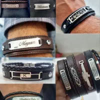 ساخت دستبند چرم