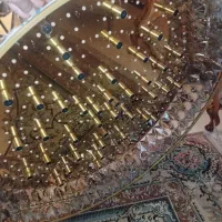 لوستر کریستالی ترکیه ای قطربالای60،شیک وچشم نواز|لوستر و چراغ آویز|شیراز, زرهی|دیوار