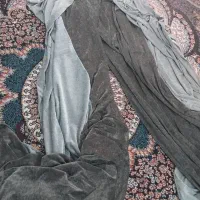 پرده پذیرایی و درب سالن مخمل|پرده، رانر، رومیزی|بندر امام خمینی, |دیوار