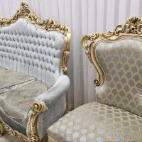 مبل استیل  ۹نفره به همراه میز نهارخوری ۸نفره گنجه