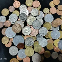 100 عدد سکه کلکسیونی خارجی|کلکسیون سکه، تمبر، اسکناس|بم, |دیوار