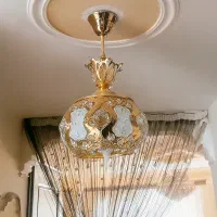 لوستر  کریستالی سلطنتی|لوستر و چراغ آویز|کرمانشاه, |دیوار