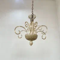 لوستر مورانو عسلی|لوستر و چراغ آویز|تهران, مطهری|دیوار