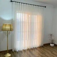 پرده کتان ترک بدون نیاز به آستر فقط ۴۵۰