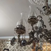 لوستر برنج انتیک|لوستر و چراغ آویز|مشهد, آزادشهر|دیوار