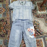 شلوارک و لباس جین