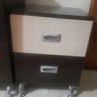 تخت خواب دو نفره همراه پا تختی|تخت و سرویس خواب|اهواز, بهارستان|دیوار