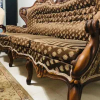 مبلمان ۹نفره استیل وکلاسیک|مبلمان خانگی و میز عسلی|تهران, سعادت‌آباد|دیوار