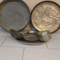 فروش ۹ قلم اجناس مسی قدیمی