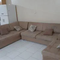 مبل راحتی ۶ نفره با میز وسط و ۲ تا عسلی