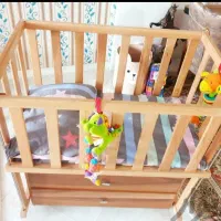 تخت گهواره ننو کودک نوزاد تخت کنار مادر کنارمادر|تخت و صندلی بچه|تهران, تولید دارو|دیوار