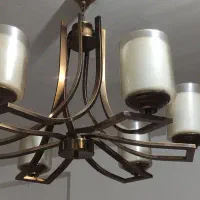 لوستر 6شاخه|لوستر و چراغ آویز|آستانه اشرفیه, |دیوار