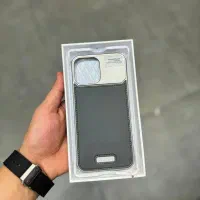 کاور سوپر آلمینیوم چرم 15پرومکس رنگ نچرال تیتانیوم