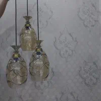 لوستر|لوستر و چراغ آویز|بهارستان, |دیوار