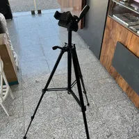 ابزار تولید محتوا میکروفن سه پایه رینگ لایت|لوازم جانبی موبایل و تبلت|بیرجند, |دیوار