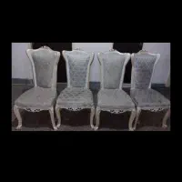 چهار عدد صندلی چوب راش