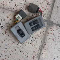 کلید شیشه بالابر پراید صبا و فن کولر پراید