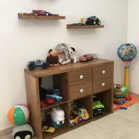 تخت و دراور تمام چوب