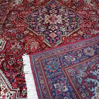 تک شیش متری طرح قبا بناب طرح لوزی رنگ لاکی|فرش|خوی, |دیوار