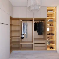 کلوزت روم و تخت تاشو