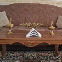 مبل راحتی ۷نفره باجلومبلی وعسلی