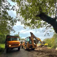 بیل بکهو  شن ماسه مخلوط