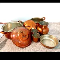 ظرف مسی ظروف  و قابلمه