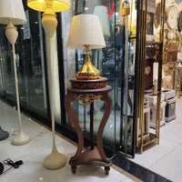 آباژور باشید نخی ابریشمی چراغ خواب|چراغ خواب و آباژور|مشهد, کوشش|دیوار