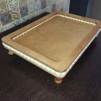سینی پذیرایی چوبی پایه دار