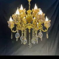 لوسترروژینا نگین برنج.۶+۴شعله. برنجی KH light.321