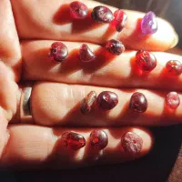 مهره های یاقوت  سیلان کهنه ابدار