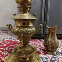 سماور برنجی ۵تکه