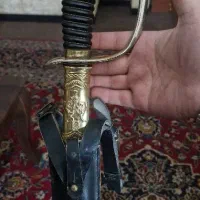 شمشیر سان و تشریفات ارتش پهلوی با غلاف و آویز
