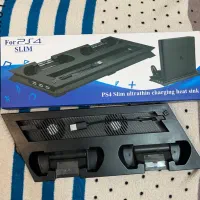 شارژر دسته و فن ps4 slim|کنسول، بازی ویدئویی و آنلاین|قم, عمار یاسر|دیوار