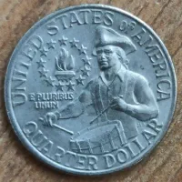 سکه کوارتر دلار نقره 1976 یادبود کمیاب