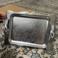 سینی پذیرایی و سطل دستمال