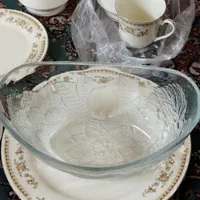 سرویس چایخوری چینی قدیمی و میوه خوری کریستال|ظروف سرو و پذیرایی|اصفهان, خواجو|دیوار