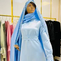 ست لباس عقد اقتصادی عروس چادر عبا روسری یا هدشال|لباس|قم, بلوار امین و ساحلی|دیوار