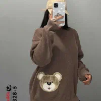 بلوز بافت استیکر دار  سایز بزرگ آییلدیز کد 7328|لباس|سهند, |دیوار