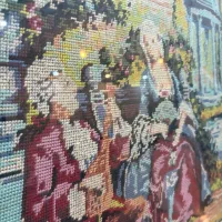 تابلو گوبلن آنتیک|کلکسیون اشیاء عتیقه|تهران, دروس|دیوار