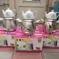 کتری قوری شیردار استیل کف‌ چدن ضد زنگ ۶ لیتر|قوری، کتری، قهوه‌ساز دستی|مشهد, طلاب|دیوار