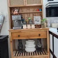 کافی بار تمام چوب و حصیر