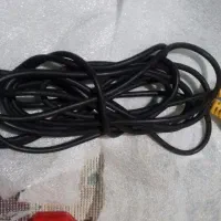 سسیم سیار پنج متری نو و چراع قوه شارزی