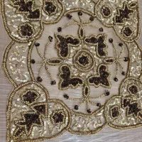 رومیزی وارداتی هندی سنگدوزی در حد نو|پرده، رانر، رومیزی|تهران, قیطریه|دیوار