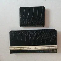 کیف و جا کارتی چرم نو